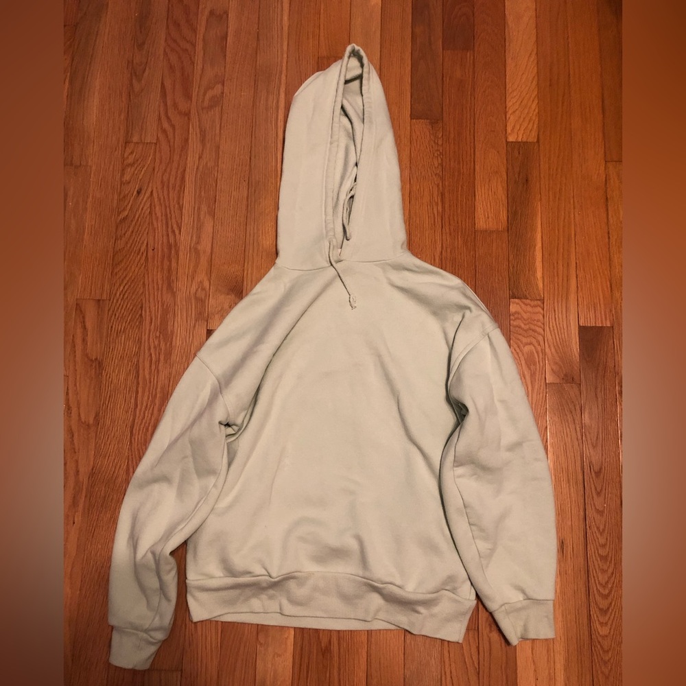 light green hoodie